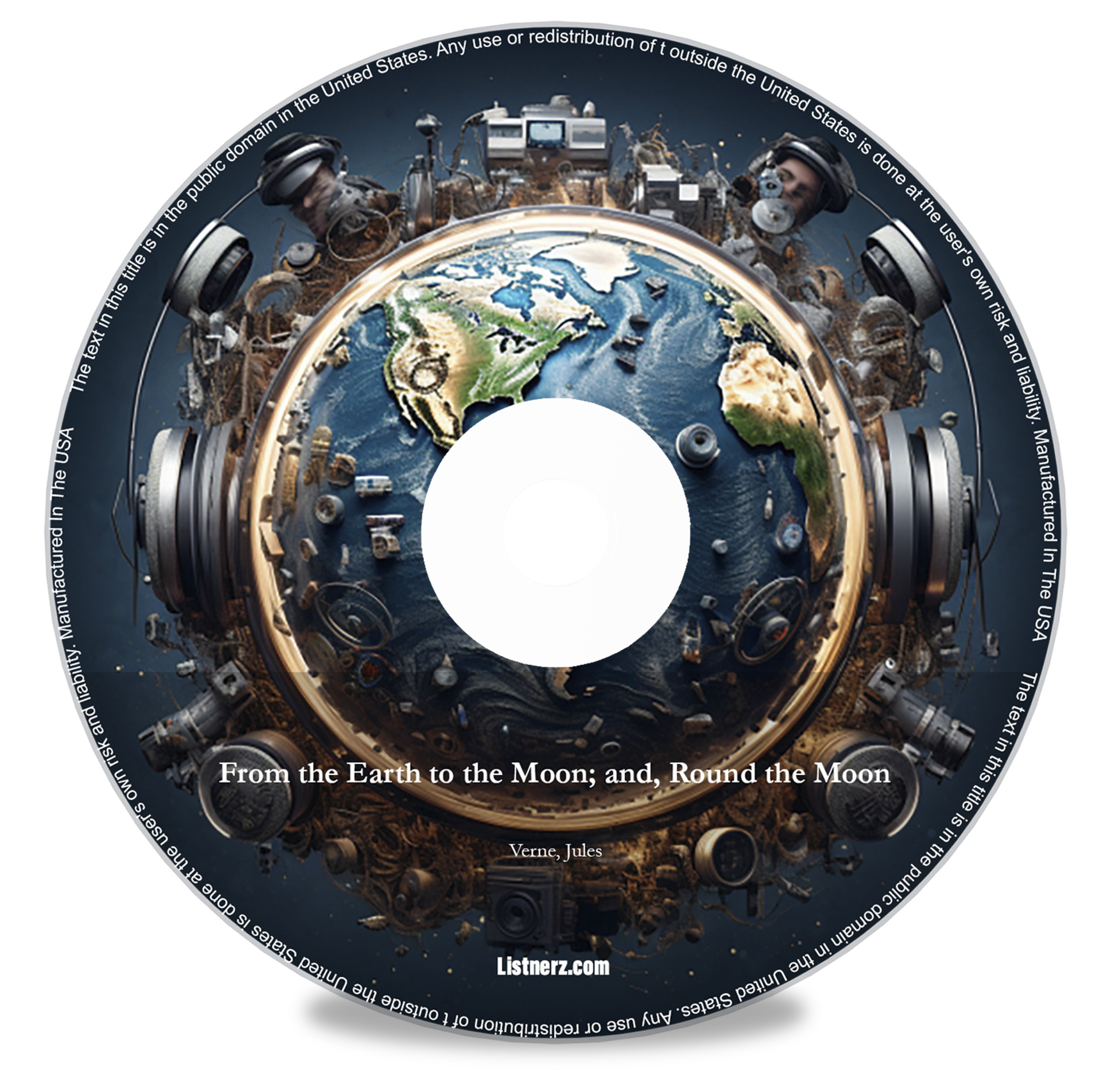 From the Earth to the Moon; and, Round the Moon